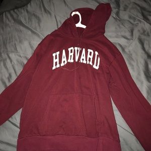 Burgundy Harvard hoodie-Make offers